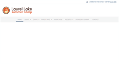 Desktop Screenshot of laurellakesummercamp.com