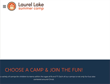 Tablet Screenshot of laurellakesummercamp.com